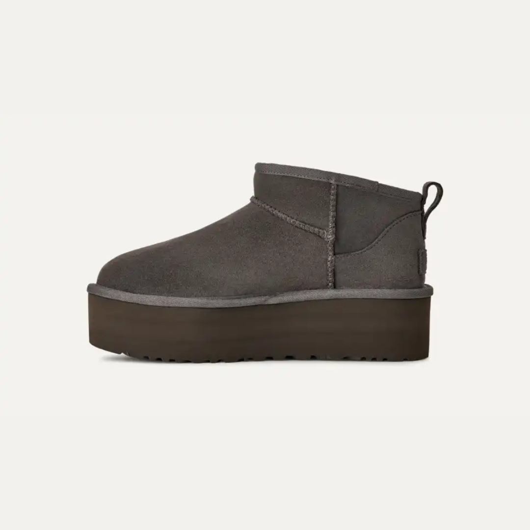 Classic Ultra Mini Platform Charcoal Women's